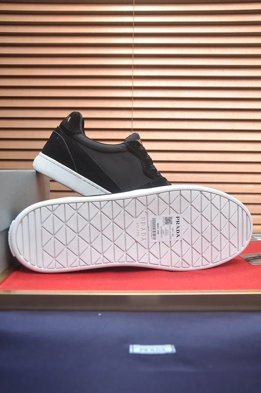 Men's shoes 💰580💶【PRADA】Top original, new season, high quality original goods, top imported calfskin with original imported glue, imported cowhide inside with original cowhide feet, original outsole! Quality guaranteed! Code 38-45 (45 customized)